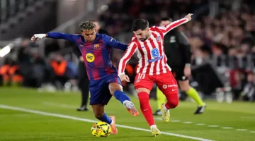 أداء دفاعي متقدم للامين يامال يحدد مجريات مواجهة أتلتيكو مدريد